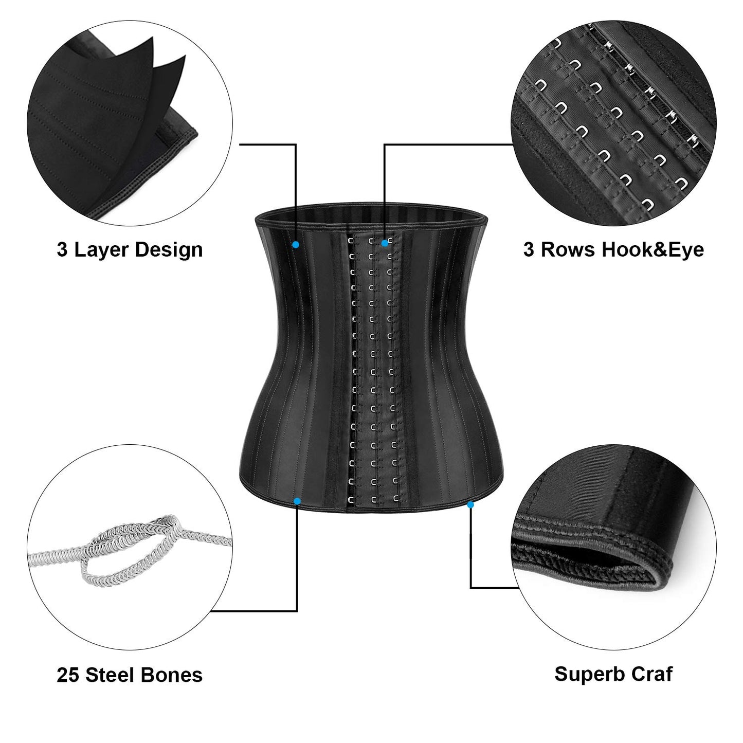 Extra Strong Latex Waist Trainer